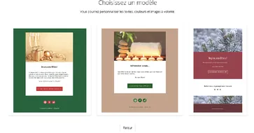 Envoyez des campagnes d'email à tous vos contacts en quelques clics.
